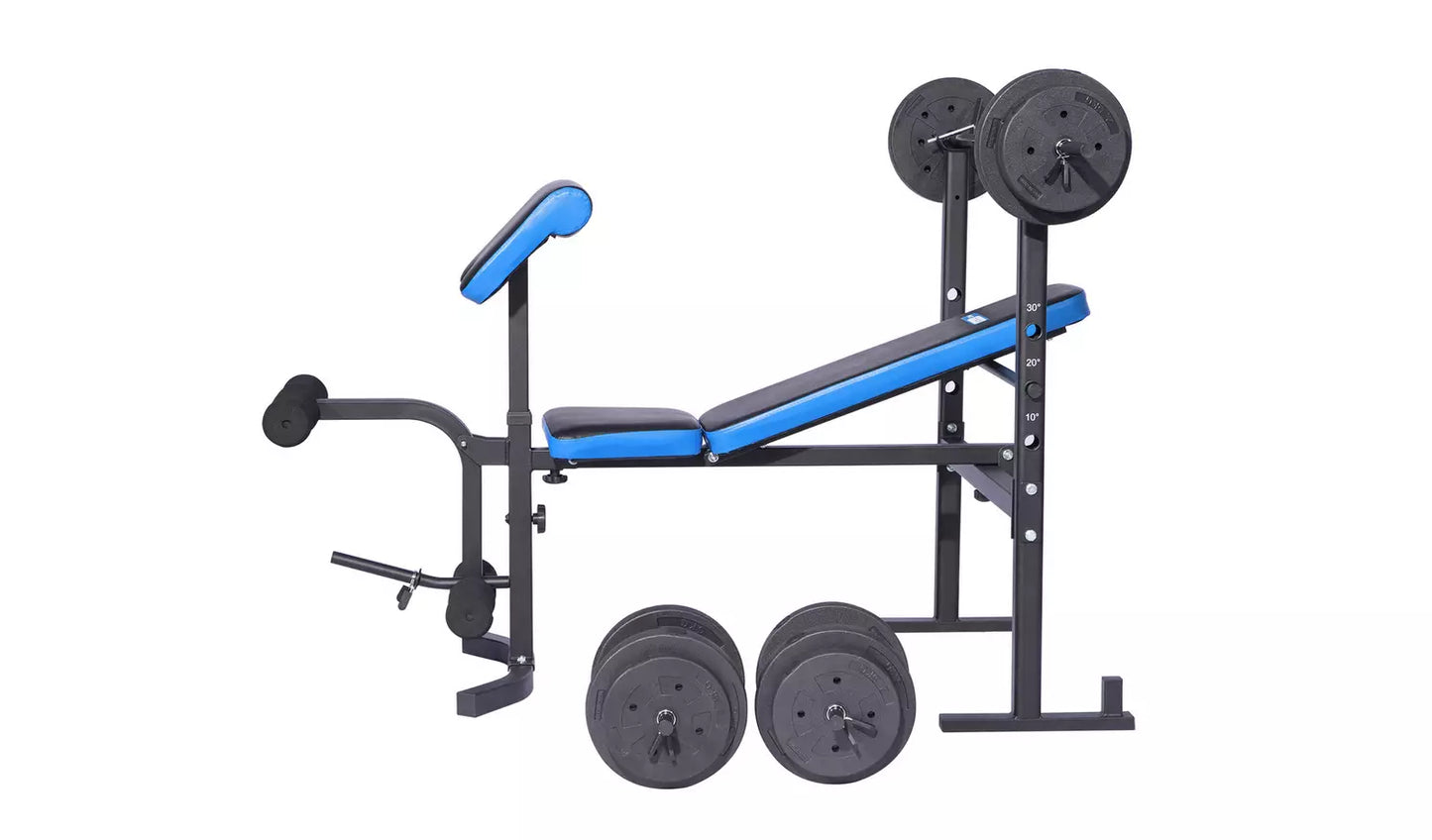 Weight Bench 204 ( With 50kg Weights)